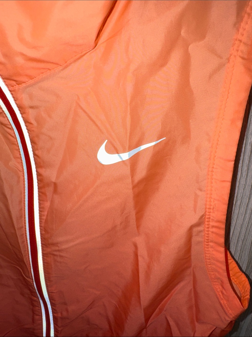 Nike Orange Ombre Sleeveless Windbreaker Vest - Picture 3 of 7